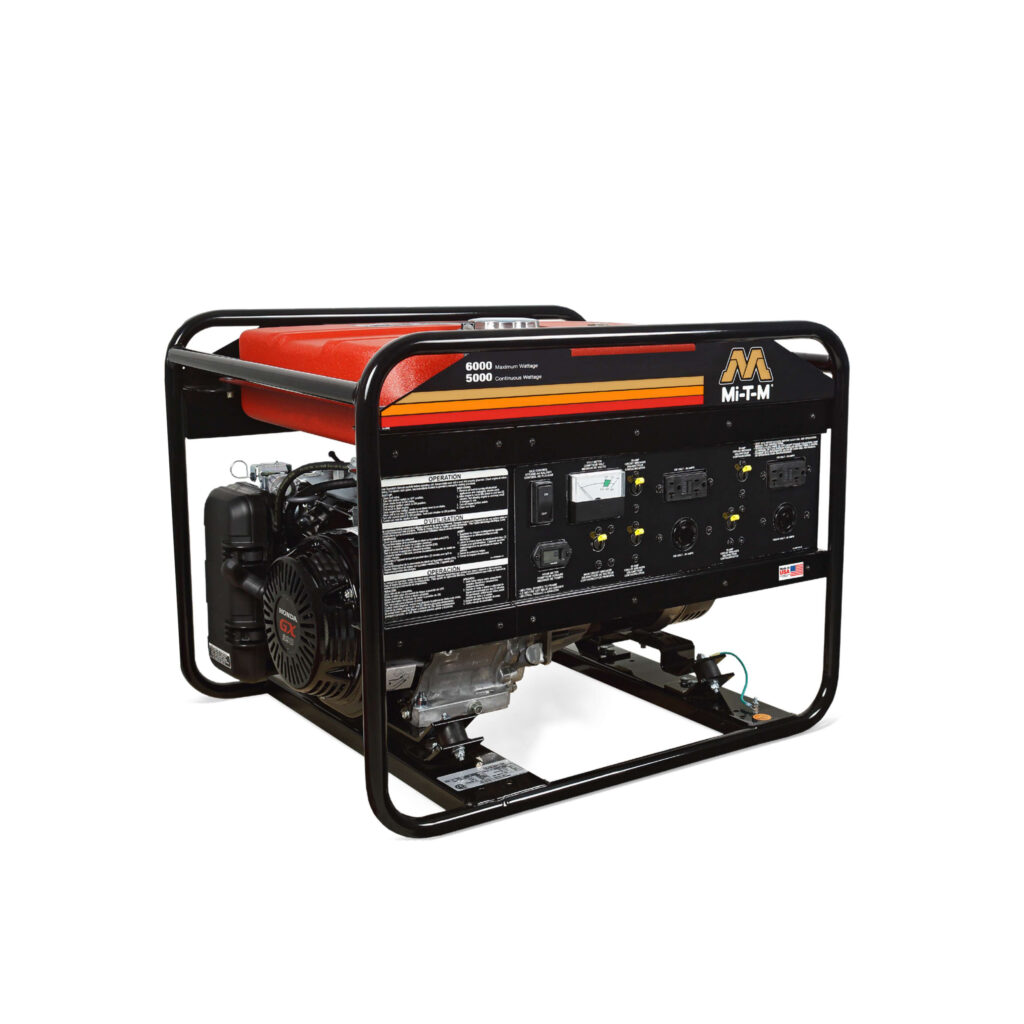 6000Watt up to 8000Watt Portable Gasoline Generators Clean Rite EQ